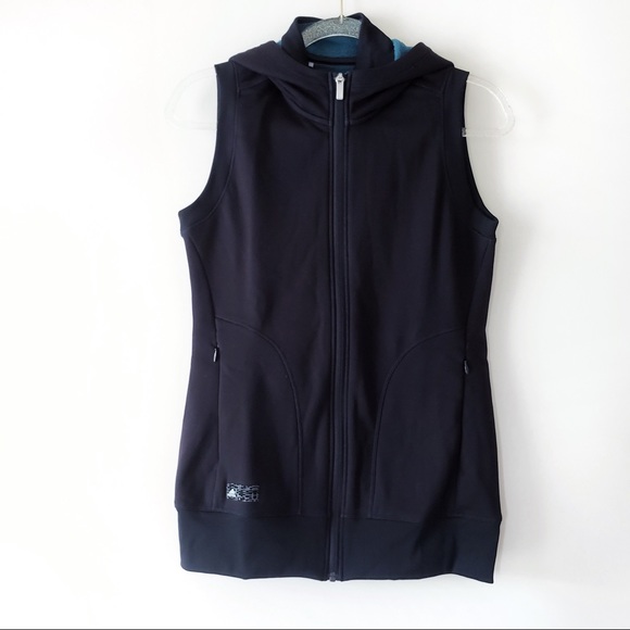 Adidas Golf Soft Fleece Hoodie Vest Full-Zip Black - Picture 3 of 11